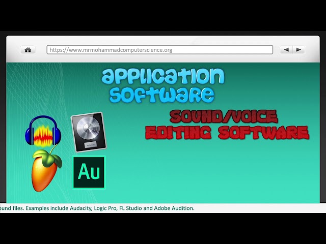 GCSE / iGCSE - ICT - Application Software