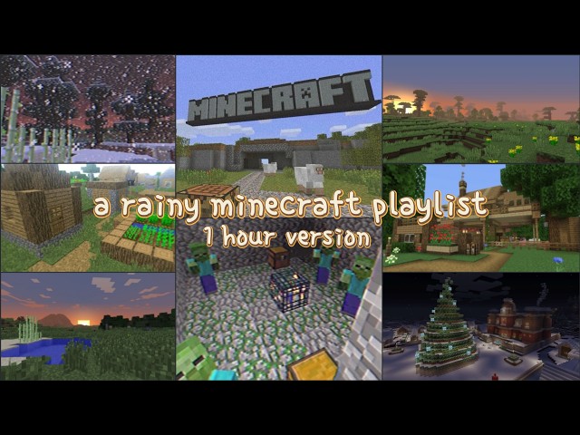 pov: you wake up and it's 2011 again || a nostalgiac minecraft playlist (w/ rain) ⋆˚꩜｡