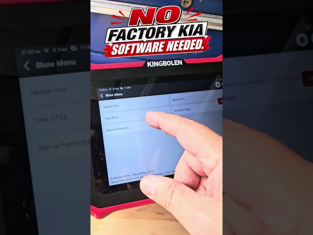 Will the KingBolen K8 Pro Retract the EPB on New Kia vehicles?