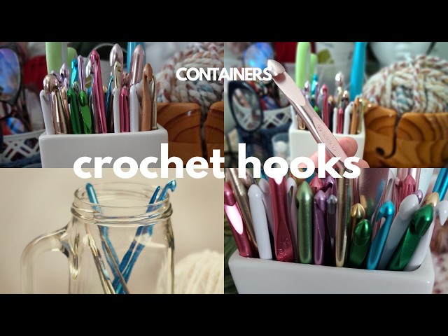 🫙I tried recording a YouTube video about storage for crochet hooks with my android phone