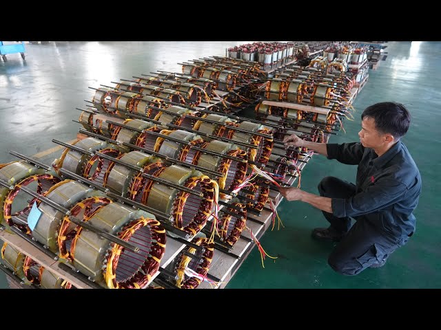 Process of producing ELECTRIC ALTERNATORS. Amazing skills of VIETNAMESE workers.