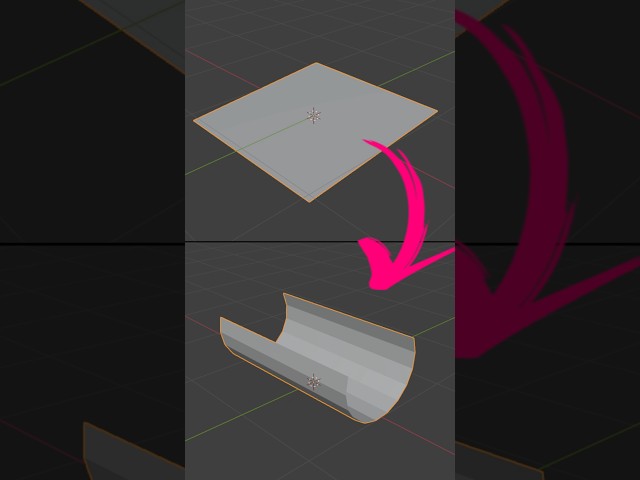 How to bend a face in Blender #blender #3d #blendertutorial