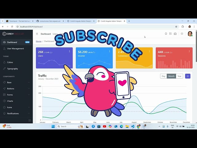 CoreUI Angular 20 Admin Dashboard  | Install, Setup & Customize