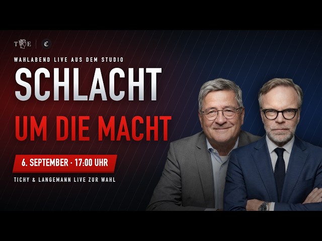 Schlacht um die Macht: Tichy und Langemann LIVE zur Wahl