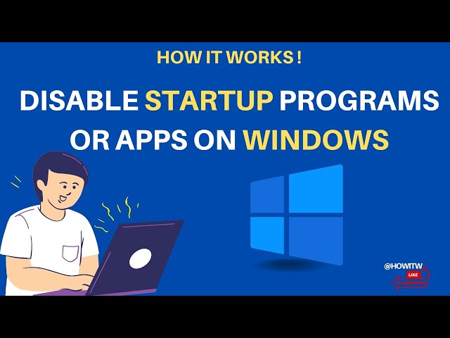 How to disable startup programs or apps on Windows 11