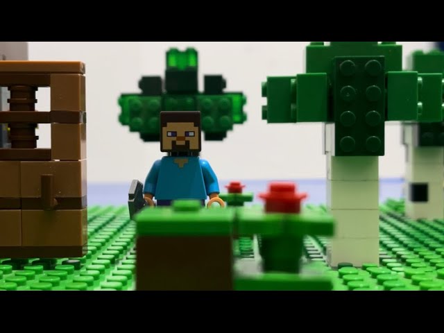 Something strange happens... LEGO Minecraft | Stop Motion animation 