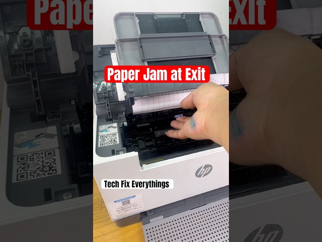 HP LaserJet M211d Output Paper Jam? Full Repair Video Coming Soon! #printer #diy #tutorial