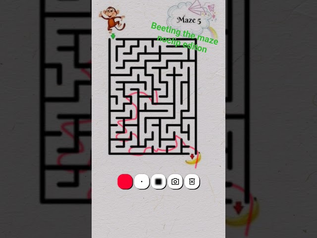 beeting the maze part1 noclip edition