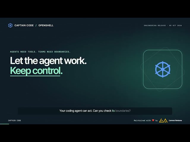 Captain Code AI + NVIDIA OpenShell: Boundaries You Can Check