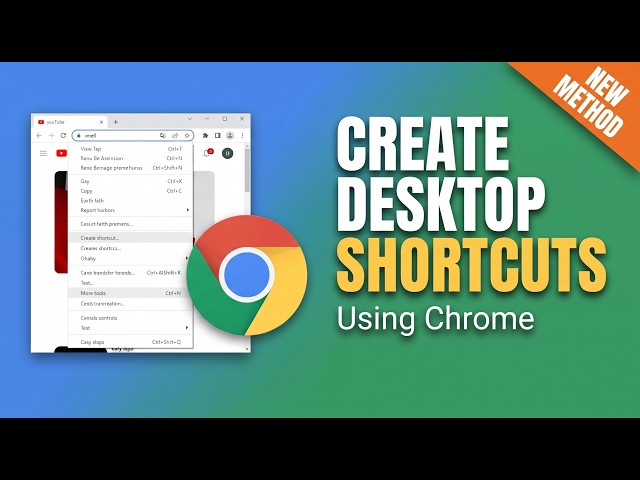 How to Create Desktop Shortcuts for Any Website Using Chrome
