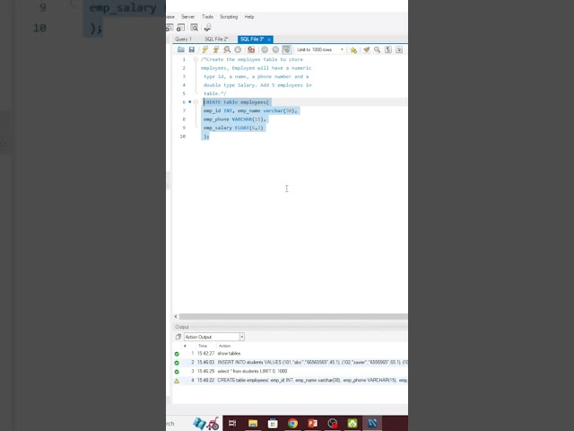 I Created An Employee Table In SQL, And You Won't Believe What Happened Next