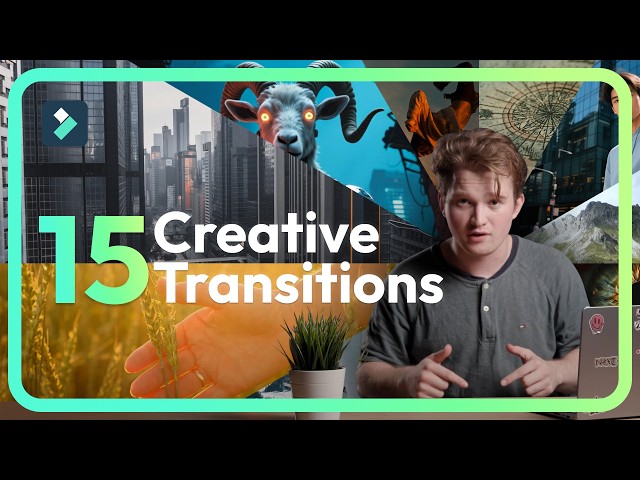 15 Must-Try Transitions for Video Editing 🎞️ | Filmora Video Editor & Movie Editing Effects