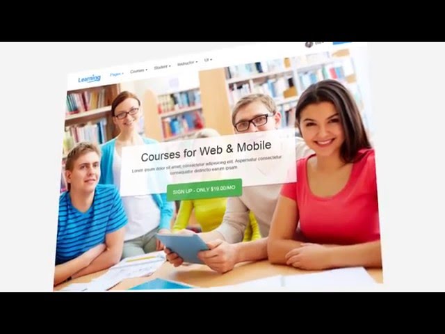 Html5 Angular Material Design Website Template Examples