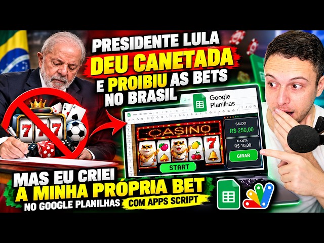 Lula banned betting, but I created Little Tiger 🐯 on Google Sheets + Apps Script.