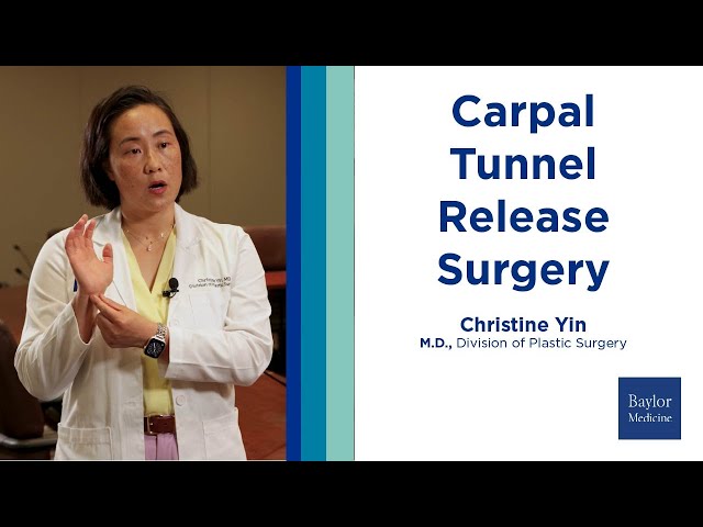 What is Carpal Tunnel Release surgery? | Dr. Christine Yin