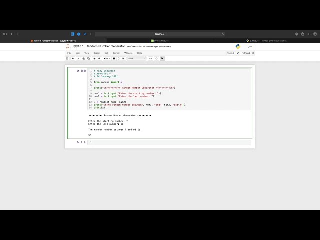 Moonshot #4 How to Create Random Number Generator in Python