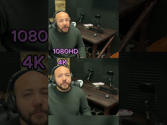 1080HD VS 4K