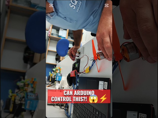 I Controlled a Brushless Motor with Arduino! 😱⚡