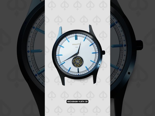 Would you wear this watch? ⌚ #luxury #3danimation #blender