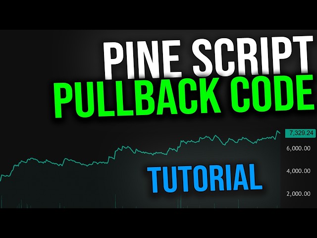 PINE SCRIPT: A simple pullback strategy code tutorial