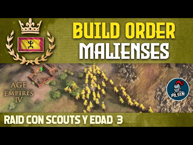 🟡 BUILD ORDER of the MALIENS in Season 4 | Age of Empires 4