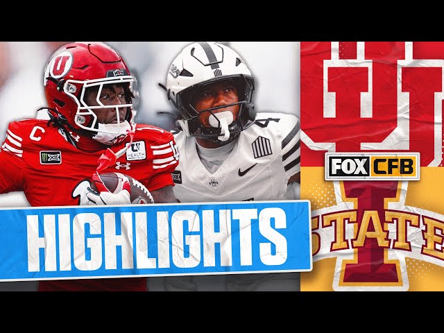 No. 15 Utah Utes vs Iowa State Cyclones Highlights 🏈 FOX College Football