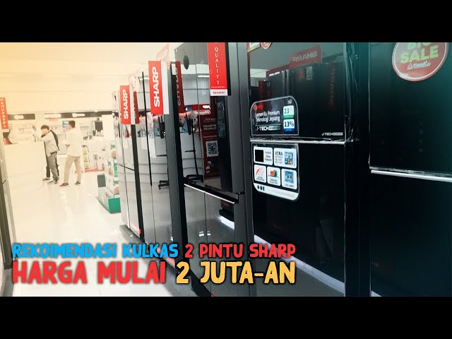 5 Best SHARP 2-Door Refrigerator Recommendations 🏅 Starting from 2 Million IDR | Review @sharp1nd...