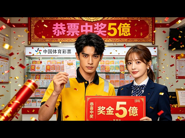 Winning a 500 million yuan lottery jackpot - revealing his enormous fortune at his wedding.