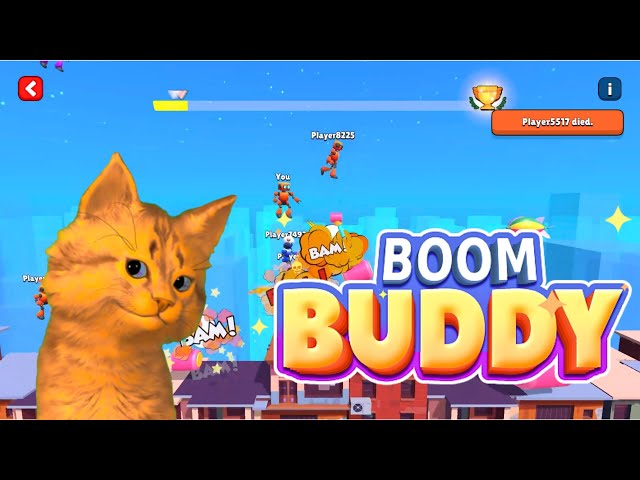 Purrkins Plays Boom Buddy. Couldn’t Survive This Madness… 🐱💣