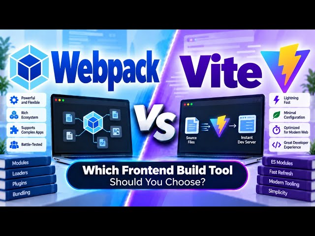 Webpack vs Vite | Which Frontend Build Tool Should You Choose? | Uplatz