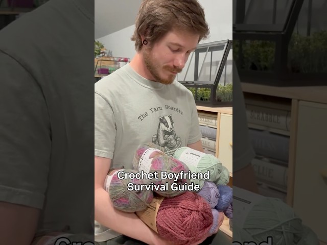 Crochet boyfriend survival guide 🧶