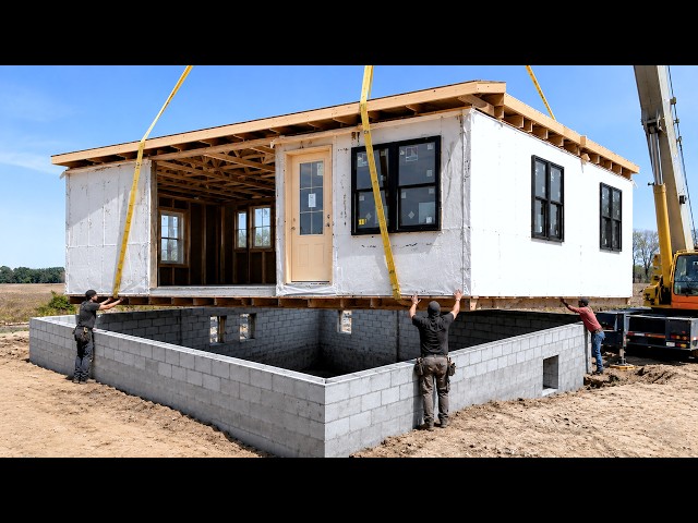 Man Builds a Massive Modular House and Installs It in One Day | Start to Finish @GrumpyToadCreations