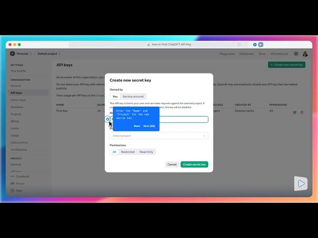 How to Find ChatGPT API Key on OpenAI Platform (Step-by-Step)