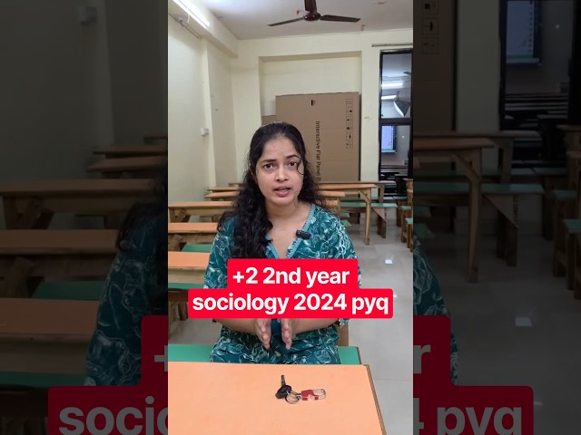 +2 2nd year sociology 2024 pyq #education #chseodisha #odishaboard #odishaeducation