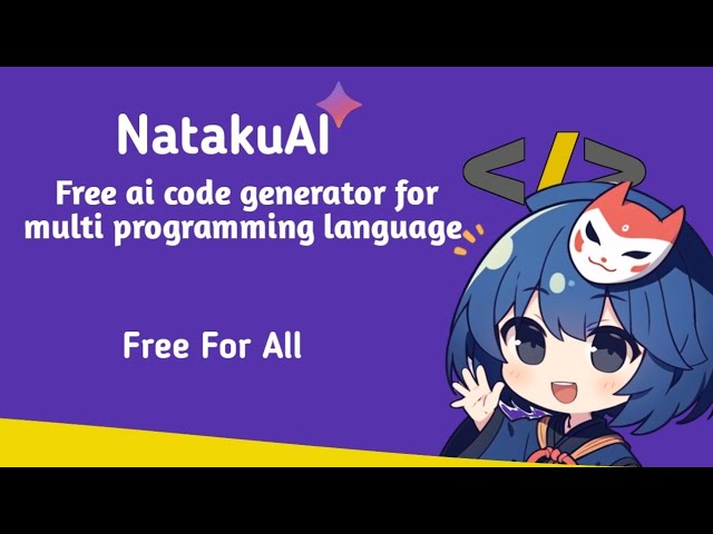 NatakuAI Website Update افضل موقع صنع اكواد برمجية بالمجان