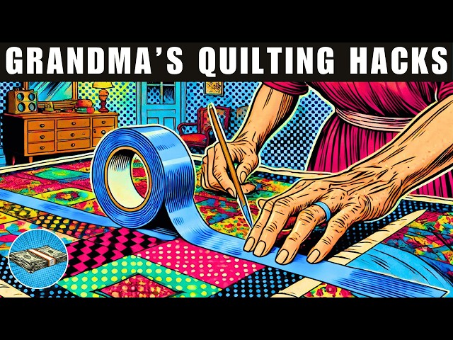 Grandma's 40 Quilting Hacks & Tips That You Wish You Knew Sooner