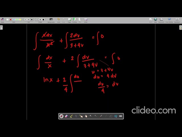 Differential Equations  - Homogeneous Differential Equations