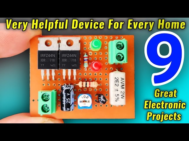 9 helpful Electronics Projects for Beginners
