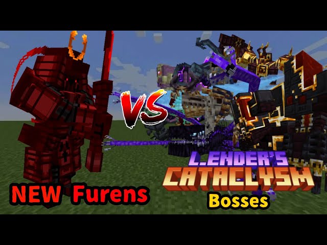 NEW Furens Vs L_Ender's Cataclysm Bosses | Minecraft Java Mob Battle