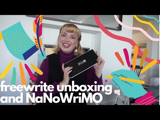 Astrohaus Freewrite Traveler First Impressions and NaNoWriMo Writing!