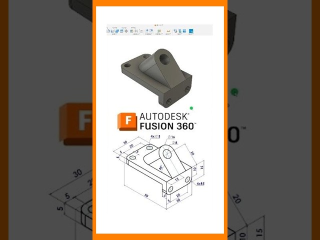 Fusion 360 – 3D Model from 2D Drawing