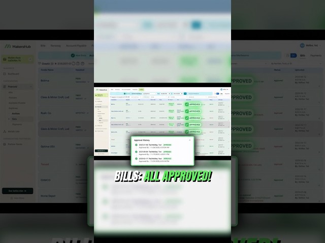 See exactly who approved your bills and when #transparency #business #makersub