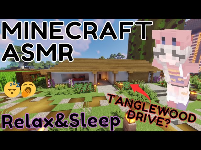 Minecraft ASMR - Exploring my old world! I built the PHASMOPHOBIA HOUSE! #asmr #minecraft #keyboard