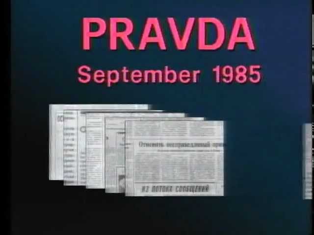 CIA briefing for Reagan: Soviet Media's Portrayal of America