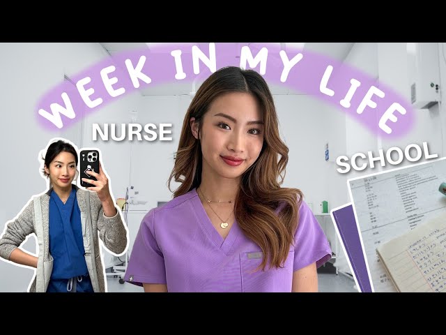 Week in my life as a Nurse + studying for school!