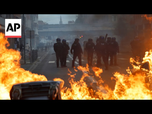French high school protests over school conditions spread nationwide