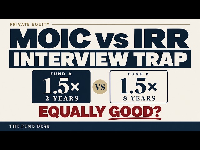 MOIC vs IRR Explained: The Private Equity Interview Trap