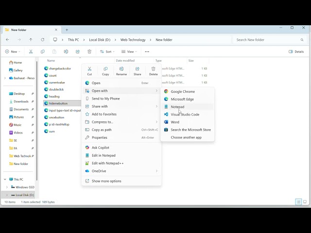 10 basic tasks using frontend & jQuery 