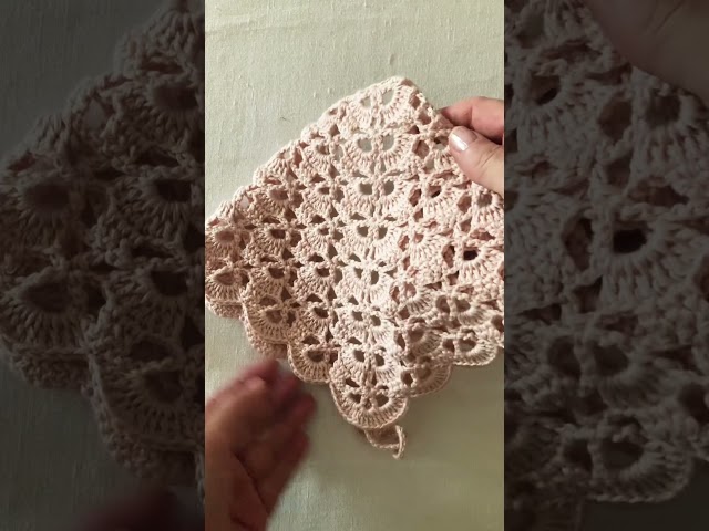 Yelpaze Desen Bandana | Crochet Bandana #crochet #tığişiyelekmodelleri