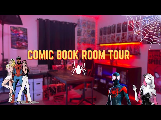 MY COMIC BOOK ROOM TOUR - WELCOME TO THE COMIC CAVE (*lets try this again)